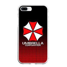 Чехол для iPhone 7Plus/8 Plus матовый с принтом UMBRELLA CORP в Новосибирске, Силикон | Область печати: задняя сторона чехла, без боковых панелей | ada wong | biohazard | leon | nemesis | project resistance | raccoon city | re | re3 | resident evil | resident evil 3 | rpd | stars | umbrella | ада вонг | амбрелла | немезис | ужасы