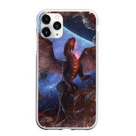 Чехол для iPhone 11 Pro Max матовый с принтом SPACE FIRE DRAGO в Новосибирске, Силикон |  | dragon | fire | monster | space | драго | дракон | космический | космос | монстр | огнедыщащий | огонь | прикольная картинка | чудовище | ящерица