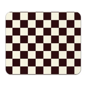 Коврик для мышки прямоугольный с принтом Шахматка в Новосибирске, натуральный каучук | размер 230 х 185 мм; запечатка лицевой стороны | Тематика изображения на принте: квадраты | текстуры | узор шахматка | узоры | чб | чб квадраты | чб узор | шахматка | шахматная доска | шахматы