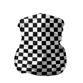 Бандана-труба 3D с принтом Шахматка мелкая в Новосибирске, 100% полиэстер, ткань с особыми свойствами — Activecool | плотность 150‒180 г/м2; хорошо тянется, но сохраняет форму | квадраты | мелкая шахматка | текстуры | узор шахматка | узоры | чб | чб квадраты | чб узор | шахматка | шахматная доска | шахматы