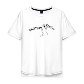 Мужская футболка хлопок Oversize с принтом Kizaru в Новосибирске, 100% хлопок | свободный крой, круглый ворот, “спинка” длиннее передней части | haunted family | kizaru | music | rap | гангста | кизару | нечипорeнко | реп | репер | рэп | рэпер | хип хоп