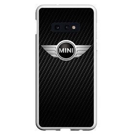 Чехол для Samsung S10E с принтом MINI COOPER CARBON в Новосибирске, Силикон | Область печати: задняя сторона чехла, без боковых панелей | auto | bmw | carbon | motorspminicooper | motorsport | rt | авто | автомобиль | бмв | карбон | мини | миник | миникупер | моторспорт