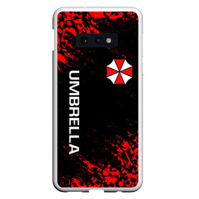 Чехол для Samsung S10E с принтом UMBRELLA CORP в Новосибирске, Силикон | Область печати: задняя сторона чехла, без боковых панелей | ada wong | biohazard | leon | nemesis | project resistance | raccoon city | re | re3 | resident evil | resident evil 3 | rpd | stars | umbrella | ада вонг | амбрелла | немезис | ужасы