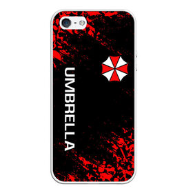 Чехол для iPhone 5/5S матовый с принтом UMBRELLA CORP в Новосибирске, Силикон | Область печати: задняя сторона чехла, без боковых панелей | ada wong | biohazard | leon | nemesis | project resistance | raccoon city | re | re3 | resident evil | resident evil 3 | rpd | stars | umbrella | ада вонг | амбрелла | немезис | ужасы