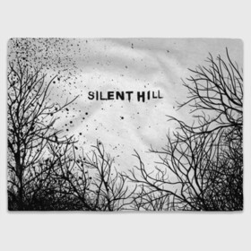 Плед 3D с принтом SILENT HILL в Новосибирске, 100% полиэстер | закругленные углы, все края обработаны. Ткань не мнется и не растягивается | Тематика изображения на принте: horror | pyramidhead | silent hill | silent hill 2 | silent hill 3 | survival horror | знаки | орден | пирамидоголовый | сайлент хилл | сайрэнто хиру | символы | ужасы | хоррор