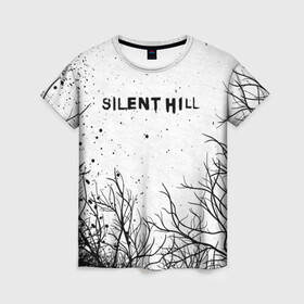 Женская футболка 3D с принтом SILENT HILL в Новосибирске, 100% полиэфир ( синтетическое хлопкоподобное полотно) | прямой крой, круглый вырез горловины, длина до линии бедер | horror | pyramidhead | silent hill | silent hill 2 | silent hill 3 | survival horror | знаки | орден | пирамидоголовый | сайлент хилл | сайрэнто хиру | символы | ужасы | хоррор