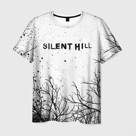 Мужская футболка 3D с принтом SILENT HILL в Новосибирске, 100% полиэфир | прямой крой, круглый вырез горловины, длина до линии бедер | Тематика изображения на принте: horror | pyramidhead | silent hill | silent hill 2 | silent hill 3 | survival horror | знаки | орден | пирамидоголовый | сайлент хилл | сайрэнто хиру | символы | ужасы | хоррор