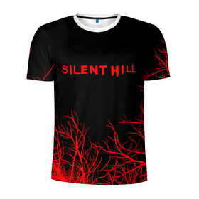 Мужская футболка 3D спортивная с принтом SILENT HILL в Новосибирске, 100% полиэстер с улучшенными характеристиками | приталенный силуэт, круглая горловина, широкие плечи, сужается к линии бедра | horror | pyramidhead | silent hill | silent hill 2 | silent hill 3 | survival horror | знаки | орден | пирамидоголовый | сайлент хилл | сайрэнто хиру | символы | ужасы | хоррор
