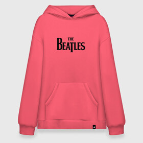 Худи SuperOversize хлопок с принтом The Beatles в Новосибирске, 70% хлопок, 30% полиэстер, мягкий начес внутри | карман-кенгуру, эластичная резинка на манжетах и по нижней кромке, двухслойный капюшон
 | the beatles | арт | бит | музыка | поп музыка | психоделический рок | рок | рок группа | рок н ролл | хард рок