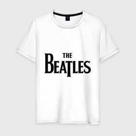 Мужская футболка хлопок с принтом The Beatles в Новосибирске, 100% хлопок | прямой крой, круглый вырез горловины, длина до линии бедер, слегка спущенное плечо. | the beatles | арт | бит | музыка | поп музыка | психоделический рок | рок | рок группа | рок н ролл | хард рок