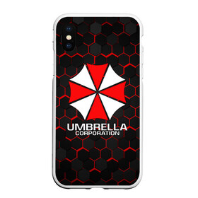 Чехол для iPhone XS Max матовый с принтом UMBRELLA CORP в Новосибирске, Силикон | Область печати: задняя сторона чехла, без боковых панелей | ada wong | biohazard | leon | nemesis | project resistance | raccoon city | re | re3 | resident evil | resident evil 3 | rpd | stars | umbrella | ада вонг | амбрелла | немезис | ужасы