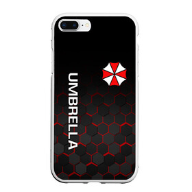 Чехол для iPhone 7Plus/8 Plus матовый с принтом UMBRELLA CORP в Новосибирске, Силикон | Область печати: задняя сторона чехла, без боковых панелей | ada wong | biohazard | leon | nemesis | project resistance | raccoon city | re | re3 | resident evil | resident evil 3 | rpd | stars | umbrella | ада вонг | амбрелла | немезис | ужасы