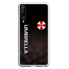 Чехол для Honor P30 с принтом UMBRELLA CORP в Новосибирске, Силикон | Область печати: задняя сторона чехла, без боковых панелей | ada wong | biohazard | leon | nemesis | project resistance | raccoon city | re | re3 | resident evil | resident evil 3 | rpd | stars | umbrella | ада вонг | амбрелла | немезис | ужасы