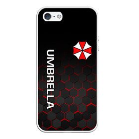 Чехол для iPhone 5/5S матовый с принтом UMBRELLA CORP в Новосибирске, Силикон | Область печати: задняя сторона чехла, без боковых панелей | ada wong | biohazard | leon | nemesis | project resistance | raccoon city | re | re3 | resident evil | resident evil 3 | rpd | stars | umbrella | ада вонг | амбрелла | немезис | ужасы