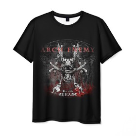 Мужская футболка 3D с принтом Arch Enemy 25 в Новосибирске, 100% полиэфир | прямой крой, круглый вырез горловины, длина до линии бедер | 