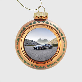 Стеклянный ёлочный шар с принтом Mercedes V8 Biturbo в Новосибирске, Стекло | Диаметр: 80 мм | cabriolet | car | germany | mercedes | mountains | nature | v 8 biturbo | автомобиль | германия | горы | кабриолет | мерседес | природа