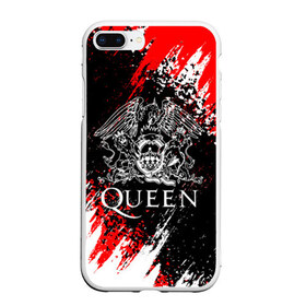 Чехол для iPhone 7Plus/8 Plus матовый с принтом QUEEN в Новосибирске, Силикон | Область печати: задняя сторона чехла, без боковых панелей | queen | квин | мистер робот | музыка | рами малек | рок | фредди меркьюри