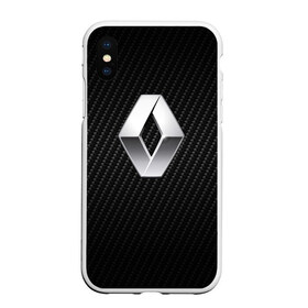 Чехол для iPhone XS Max матовый с принтом Renault Logo в Новосибирске, Силикон | Область печати: задняя сторона чехла, без боковых панелей | Тематика изображения на принте: auto | clio | laguna | logan | megane | renault | reno | scenic | авто | автомобиль | ам | лого | рено