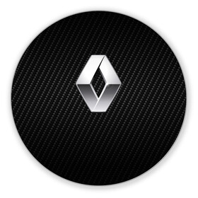 Коврик для мышки круглый с принтом Renault Logo в Новосибирске, резина и полиэстер | круглая форма, изображение наносится на всю лицевую часть | auto | clio | laguna | logan | megane | renault | reno | scenic | авто | автомобиль | ам | лого | рено