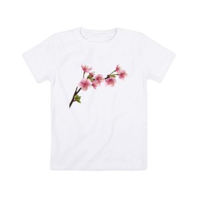 Детская футболка хлопок с принтом Весна 2020. в Новосибирске, 100% хлопок | круглый вырез горловины, полуприлегающий силуэт, длина до линии бедер | весенние картинки | весна | весна 2020 | зелнь | прекрасное время года | прикольные картинки | природа | птицы | тюльпаны | цветы