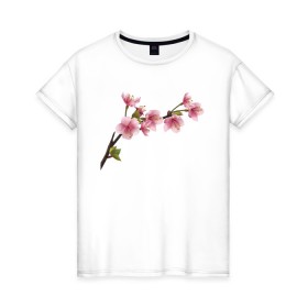 Женская футболка хлопок с принтом Весна 2020. в Новосибирске, 100% хлопок | прямой крой, круглый вырез горловины, длина до линии бедер, слегка спущенное плечо | весенние картинки | весна | весна 2020 | зелнь | прекрасное время года | прикольные картинки | природа | птицы | тюльпаны | цветы
