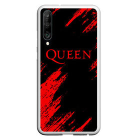 Чехол для Honor P30 с принтом QUEEN в Новосибирске, Силикон | Область печати: задняя сторона чехла, без боковых панелей | queen | квин | мистер робот | музыка | рами малек | рок | фредди меркьюри