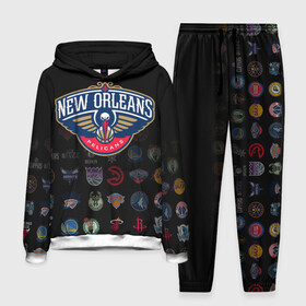 Мужской костюм 3D (с толстовкой) с принтом New Orleans Pelicans (1) в Новосибирске,  |  | ball | basketball | new orleans pelicans | pelicans | sport | streetball | баскетбол | мяч | нба | пеликанс | спорт | стритбол