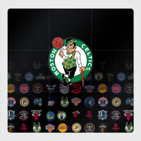 Магнитный плакат 3Х3 с принтом Boston Celtics (1) в Новосибирске, Полимерный материал с магнитным слоем | 9 деталей размером 9*9 см | ball | basketball | boston celtics | sport | streetball | баскетбол | бостон селтикс | мяч | нба | спорт | стритбол