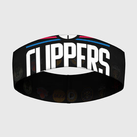 Повязка на голову 3D с принтом Los Angeles Clippers (2) в Новосибирске,  |  | ball | basketball | clippers | sport | streetball | баскетбол | клипперс | мяч | нба | спорт | стритбол