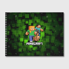 Альбом для рисования с принтом Minecraft Майнкрафт в Новосибирске, 100% бумага
 | матовая бумага, плотность 200 мг. | creeper | earth | game | minecraft | minecraft earth | блоки | грифер | игры | квадраты | компьютерная игра | крипер | маинкрафт | майн | майнкравт | майнкрафт