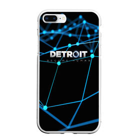 Чехол для iPhone 7Plus/8 Plus матовый с принтом DetroitBecome Human в Новосибирске, Силикон | Область печати: задняя сторона чехла, без боковых панелей | android | connor | detroit become human | game | rk 800 | urban | будущее | город | детроит | игры | мир | роботы | технологии