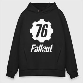 Мужское худи Oversize хлопок с принтом FALLOUT_76 в Новосибирске, френч-терри — 70% хлопок, 30% полиэстер. Мягкий теплый начес внутри —100% хлопок | боковые карманы, эластичные манжеты и нижняя кромка, капюшон на магнитной кнопке | 101 | 111 | 13 | 76 | atom cats | bethesda | brotherhood of steel | fallout | nuka cola | tunnel snakes | vault | war | братство стали | война | убежище | фолаут | фоллаут | ядер кола