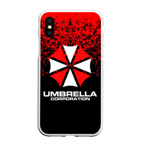 Чехол для iPhone XS Max матовый с принтом Umbrella Corporation в Новосибирске, Силикон | Область печати: задняя сторона чехла, без боковых панелей | resident evil | umbrella corporation | амбрелла | амбрелла корпорейшн | вирус | вымышленная военная и фармацевтическая корпорация | игра | умбрелла