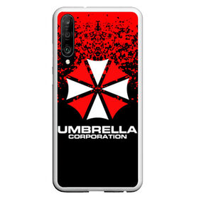 Чехол для Honor P30 с принтом Umbrella Corporation в Новосибирске, Силикон | Область печати: задняя сторона чехла, без боковых панелей | resident evil | umbrella corporation | амбрелла | амбрелла корпорейшн | вирус | вымышленная военная и фармацевтическая корпорация | игра | умбрелла