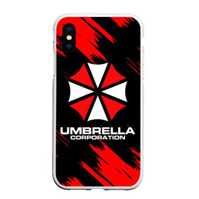 Чехол для iPhone XS Max матовый с принтом Umbrella Corporation в Новосибирске, Силикон | Область печати: задняя сторона чехла, без боковых панелей | resident evil | umbrella corporation | амбрелла | амбрелла корпорейшн | вирус | вымышленная военная и фармацевтическая корпорация | игра | умбрелла