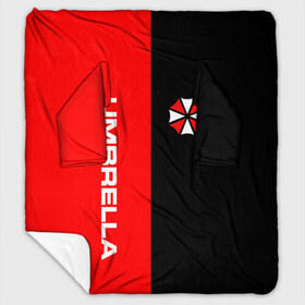 Плед с рукавами с принтом Umbrella Corporation в Новосибирске, 100% полиэстер | Закругленные углы, все края обработаны. Ткань не мнется и не растягивается. Размер 170*145 | resident evil | umbrella corporation | амбрелла | амбрелла корпорейшн | вирус | вымышленная военная и фармацевтическая корпорация | игра | умбрелла