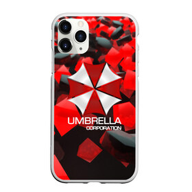 Чехол для iPhone 11 Pro матовый с принтом Umbrella Corp в Новосибирске, Силикон |  | biohazard | biohazard 7 | crocodile | fang | game | hand | monster | new umbrella | resident evil | resident evil 7 | umbrella | umbrella corp | umbrella corporation | zombie