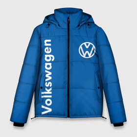 Мужская зимняя куртка 3D с принтом Volkswagen в Новосибирске, верх — 100% полиэстер; подкладка — 100% полиэстер; утеплитель — 100% полиэстер | длина ниже бедра, свободный силуэт Оверсайз. Есть воротник-стойка, отстегивающийся капюшон и ветрозащитная планка. 

Боковые карманы с листочкой на кнопках и внутренний карман на молнии. | 2020 | car | sport | volkswagen | авто | автомобильные | бренд | вирус | коронавирус | марка | машина | новый лого | спорт | стиль | фольксваген