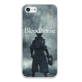 Чехол для iPhone 5/5S матовый с принтом Bloodborne в Новосибирске, Силикон | Область печати: задняя сторона чехла, без боковых панелей | bloodborne | bloodborne 2 | esport | game | playstation | бладборн | игра | киберспорт | киберспортсмен | порождение крови