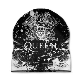 Шапка 3D с принтом QUEEN. в Новосибирске, 100% полиэстер | универсальный размер, печать по всей поверхности изделия | queen | британская рок группа | квин | куин | кьюин | мистер робот | музыка | рами малек | рок | рок музыка | фредди меркьюри