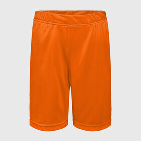 Детские спортивные шорты 3D с принтом Цвет апельсиновая корка в Новосибирске,  100% полиэстер
 | пояс оформлен широкой мягкой резинкой, ткань тянется
 | orange peel | pantone | без рисунка | коричневый | лето весна | модный цвет 2020 | оранжевый | оттенок оранжевого | рыжий | цвет апельсиновая корка
