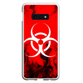 Чехол для Samsung S10E с принтом BIOHAZARD EPIDEMIC в Новосибирске, Силикон | Область печати: задняя сторона чехла, без боковых панелей | biohazard | covid 19 | mask | ncov | virus | биохазард | вирус | китай | коронавирус | маска | медицина | медицинская маска | нков | эпидемия