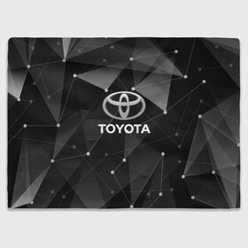 Плед 3D с принтом TOYOTA в Новосибирске, 100% полиэстер | закругленные углы, все края обработаны. Ткань не мнется и не растягивается | Тематика изображения на принте: abstract | auto | brand | car | geometry | sport | texture | toyota | абстракция | авто | автомобильные | бренд | геометрия | марка | машина | спорт | текстура | тоёта