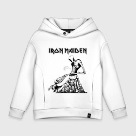 Детское худи Oversize хлопок с принтом IRON MAIDEN в Новосибирске, френч-терри — 70% хлопок, 30% полиэстер. Мягкий теплый начес внутри —100% хлопок | боковые карманы, эластичные манжеты и нижняя кромка, капюшон на магнитной кнопке | Тематика изображения на принте: dave | iron maiden | murray | music | percy harris | rock | адриан смит | айрон мэйден | брюс дикинсон | дэйв мюррей | железная дева | музик | нико макбрэйн | рок | стив харрис | ужасы | хеви метал | яник герс