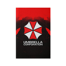 Обложка для паспорта матовая кожа с принтом UMBRELLA CORP в Новосибирске, натуральная матовая кожа | размер 19,3 х 13,7 см; прозрачные пластиковые крепления | ada wong | biohazard | leon | nemesis | project resistance | raccoon city | re | re3 | resident evil | resident evil 3 | rpd | stars | umbrella | ада вонг | амбрелла | немезис | ужасы