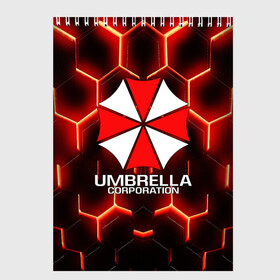 Скетчбук с принтом UMBRELLA CORP в Новосибирске, 100% бумага
 | 48 листов, плотность листов — 100 г/м2, плотность картонной обложки — 250 г/м2. Листы скреплены сверху удобной пружинной спиралью | Тематика изображения на принте: ada wong | biohazard | leon | nemesis | project resistance | raccoon city | re | re3 | resident evil | resident evil 3 | rpd | stars | umbrella | ада вонг | амбрелла | немезис | ужасы