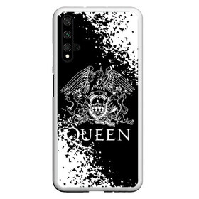 Чехол для Honor 20 с принтом QUEEN в Новосибирске, Силикон | Область печати: задняя сторона чехла, без боковых панелей | Тематика изображения на принте: queen | британская рок группа | квин | куин | кьюин | мистер робот | музыка | рами малек | рок | рок музыка | фредди меркьюри