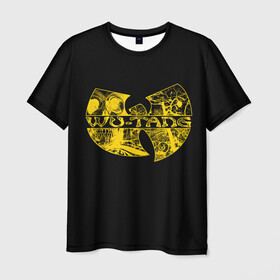 Мужская футболка 3D с принтом Wu-Tang Clan. в Новосибирске, 100% полиэфир | прямой крой, круглый вырез горловины, длина до линии бедер | genius gza | method man | razor rza | wu tang | wu tang clan | ву танг клан | гангста рэп | гангстеры | девяти человек | музыка | хип хоп
