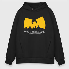 Мужское худи Oversize хлопок с принтом Wu-Tang Clan в Новосибирске, френч-терри — 70% хлопок, 30% полиэстер. Мягкий теплый начес внутри —100% хлопок | боковые карманы, эластичные манжеты и нижняя кромка, капюшон на магнитной кнопке | genius gza | method man | razor rza | wu tang | wu tang clan | ву танг клан | гангста рэп | гангстеры | девяти человек | музыка | хип хоп