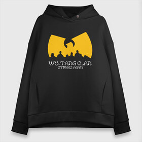 Женское худи Oversize хлопок с принтом Wu-Tang Clan в Новосибирске, френч-терри — 70% хлопок, 30% полиэстер. Мягкий теплый начес внутри —100% хлопок | боковые карманы, эластичные манжеты и нижняя кромка, капюшон на магнитной кнопке | genius gza | method man | razor rza | wu tang | wu tang clan | ву танг клан | гангста рэп | гангстеры | девяти человек | музыка | хип хоп